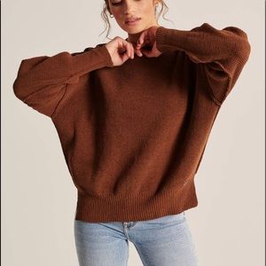 Abercrombie and fitch Oversized Chenille sweater
